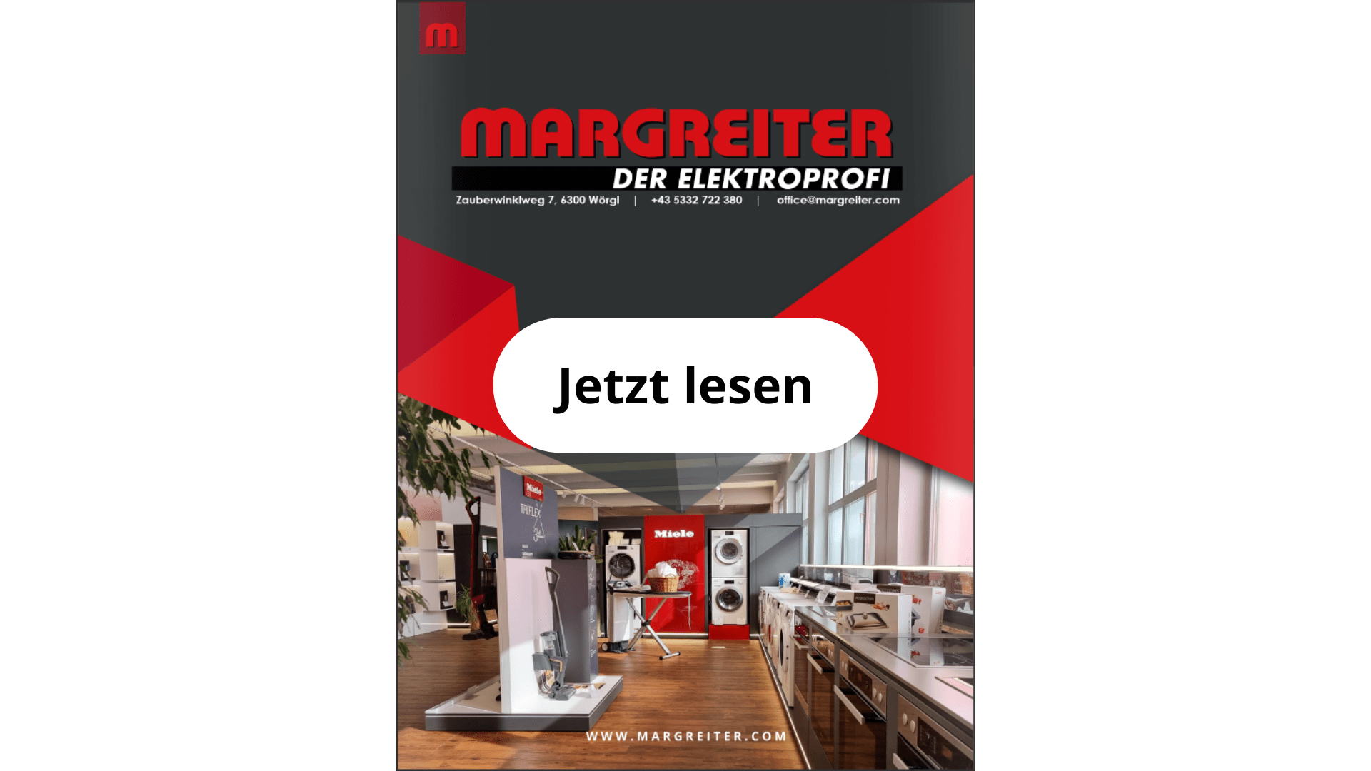 Unsere Firmenbroschüre Elektro Margreiter